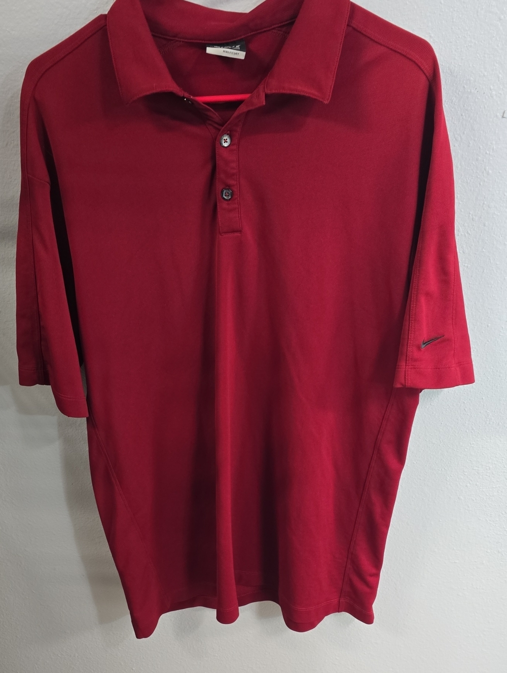 Nike Men's Deep Red Performance Polo Shirt